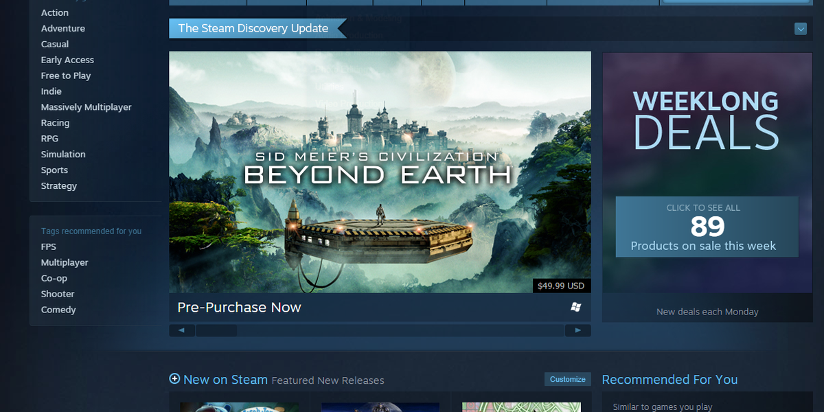 Steam games