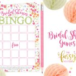 Bridal Shower Bingo Games Bridal Shower